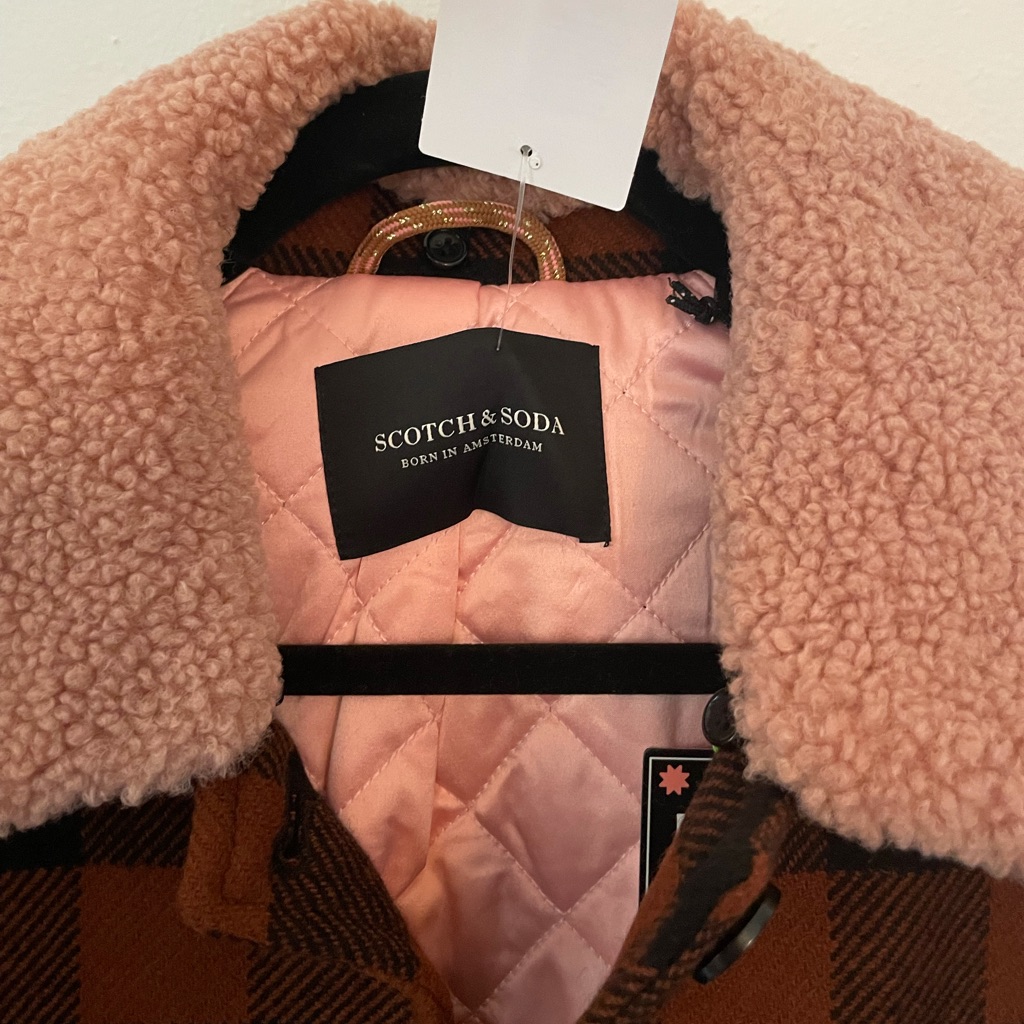 Nwt Scotch & Soda Amsterdam Scotch & Soda Kids' Checked Wool Jacket — image 4 of 7